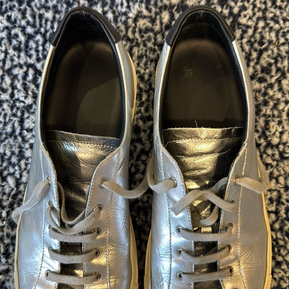 Common Projects silver low-tops - great sneakers in solid condition - minor wear - Picture 7 of 13
